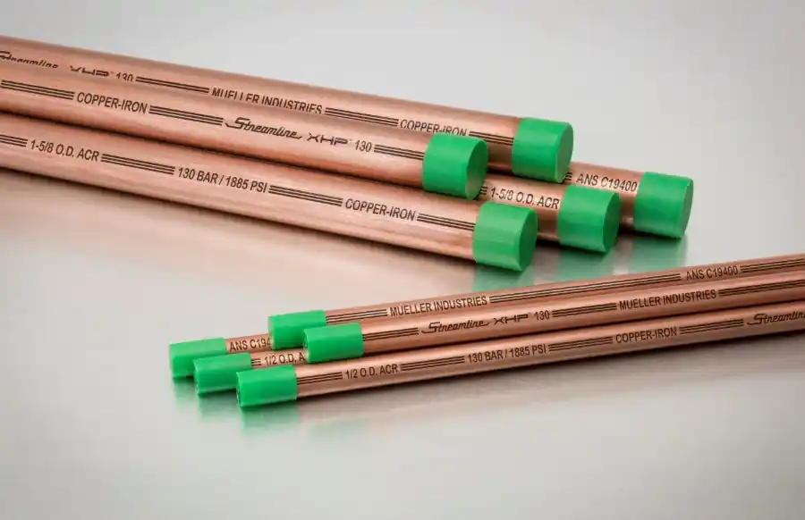 Mueller 130X06020 Copper-Iron Tube, 7/8 OD x 20' Streamline XHP130