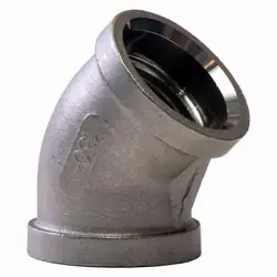 Merit Brass SWM602-32 Pipe Elbow, 2 in Nominal, Socket Welded End Style, 150 lb, 316/316L Stainless Steel