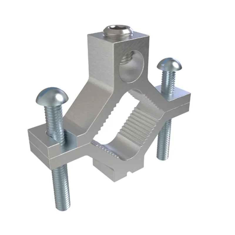 ILSCO AGC-2 Permaground Aluminum Ground Clamp Conductor Range 250-6 Pipe Sizes 1-1/4 to 2in UL