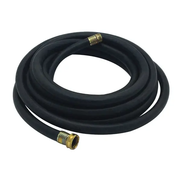 5/8'' X 50' Premium Black Rubber Garden Hose