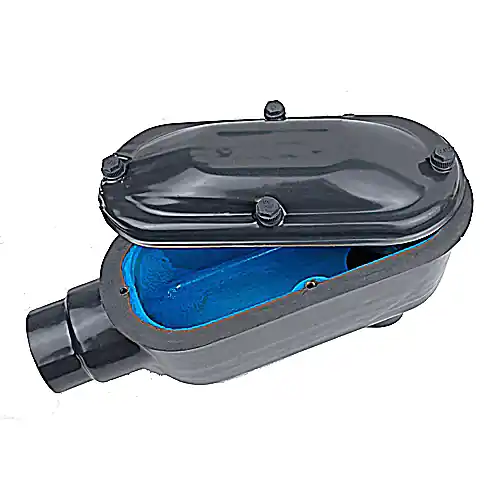 ABB LB28-4X-G Ocal 3/4 PVC-Coated LB-Style Conduit Body Form 8