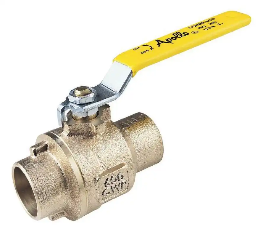 Apollo Valves 77C20501A 1 in. Bronze Full Port Solder 600# Ball Valve