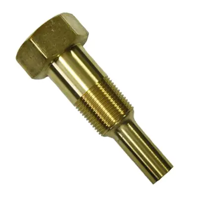 Trerice 76-4JC2 Thermowell 6 in Length 4-1/2 in Insertion 3/4 in NPT