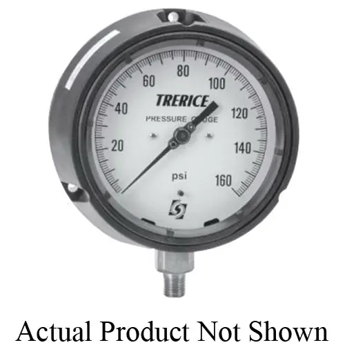 Trerice 450SS4502LA60 450 Solid Front Dry Process Gauge 0 to 60 psi