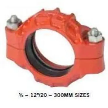 Victaulic L080077PE0 FireLock Style 77 8 in Orange Enamel Grooved Coupling