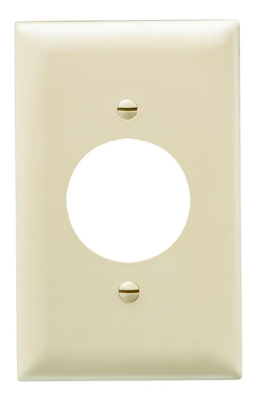 Pass & Seymour TP720I 1Gang Wall Plate Power Outlet Receptacle Nylon Standard - Ivory
