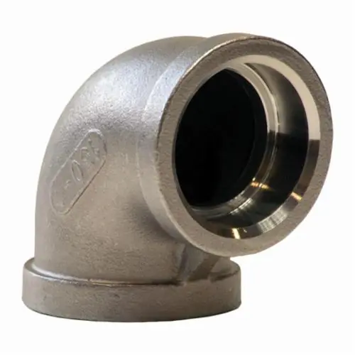 Merit Brass SWM601-32 Pipe Elbow, 2 in Nominal, Socket Welded End Style, 150 lb