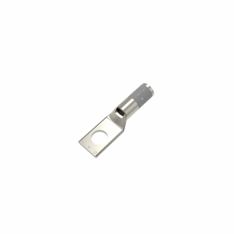 Burndy YA4CL6BOX 4 AWG CU One Hole 1/2 Stud Size Standard Barrel Inspection Window Internal Chamfer Tin Plated UL/CSA 90 Up to 35kV