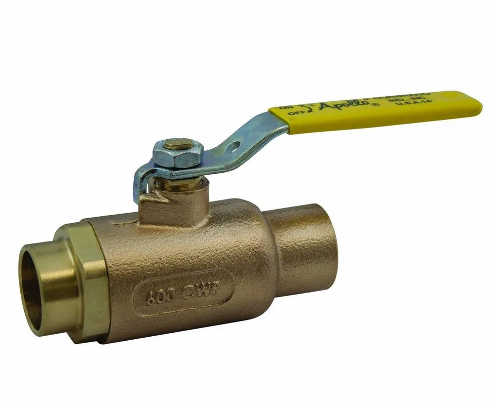 Apollo Valves 7020501 70-200 Series 1 in. Bronze Standard Port Solder 600# Ball Valve