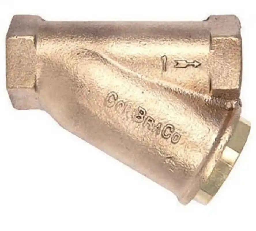 Apollo Valves 59-007-02 Bronze Steam Threaded Wye Strainer 1-1/2 x 1-1/2 x 1-1/2 in. 125# 400 psi