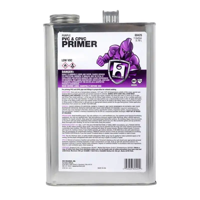 Hercules 60425 1 gal PVC Purple Primer