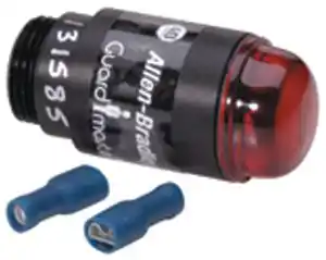 Allen-Bradley 440A-A17123 Indicator 1/2 in NPT Conduit Pilot Light Red Lens Bayonet Style Insert