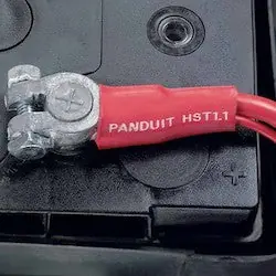 Panduit HST0.4-48-5-2Y HeatShrinkThickAdh 0.4Dia RD PK5