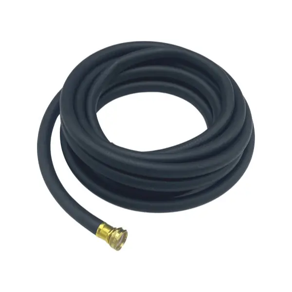 5/8'' X 25' Premium Black Rubber Garden Hose