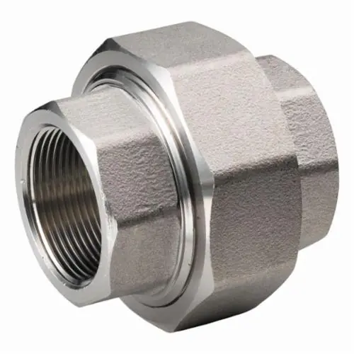 Merit Brass 3687D-20 Pipe Union, 1-1/4 in, FNPT, 3000 lb, 316/316L Stainless Steel
