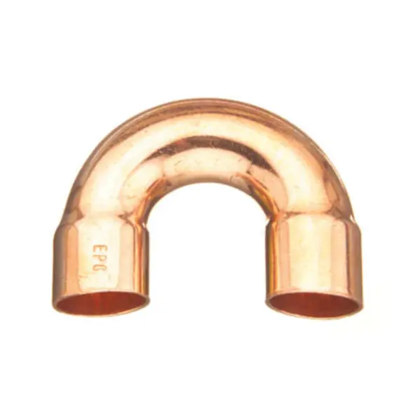 EPC 10032316 138 Solder 180 deg Return Bend, 3/8 x 3/8 x 2 in Nominal, C x C End Style, Wrot Copper