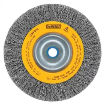DeWalt DW4904 High Proformance Bench Grinder Brushes 6 Diameter 5/8-1/2 Arbor 6000 RPM