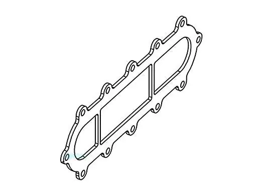 Lochinvar 100290348 NON ASME Gasket Header