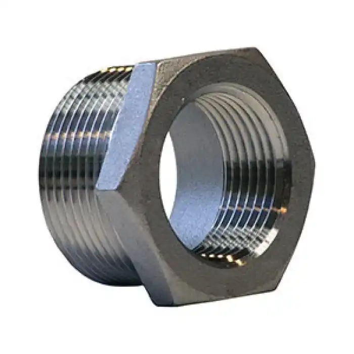 Merit Brass K414-6424 Hex Head Pipe Bushing 4 x 1-1/2 in 150 lb