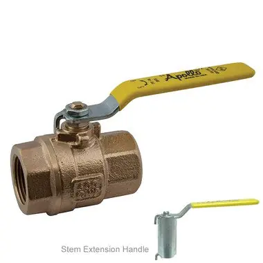 Apollo Valves 77C14704A 77C-A Series 1-1/2 in. Bronze Full Port NPT 600# Ball Valve