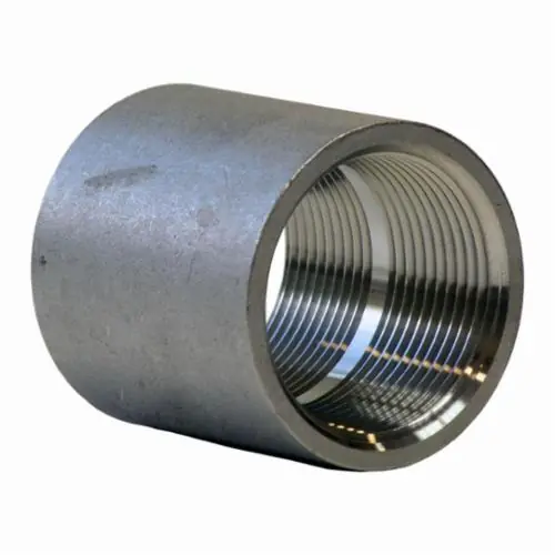 Merit Brass KP411-64 KI Pattern Pipe Coupling, 4 in Nominal, FNPT End Style, 150 lb, 304/304L Stainless Steel, Import