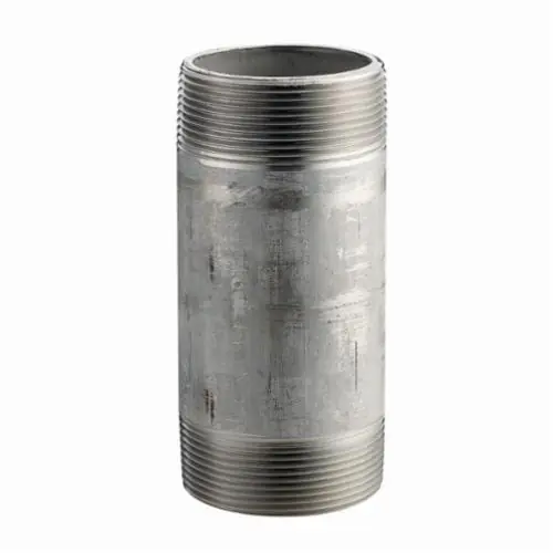 Merit Brass 6016-300 Standard Pipe Nipple, 1 in x 3 in L MNPT, 316L Stainless Steel