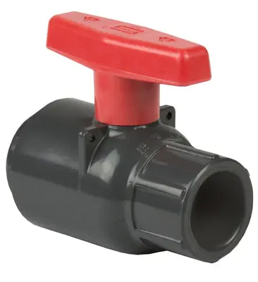 Spears 2122-012 1-1/4 PVC Compact Ball Valve SOC EPDM