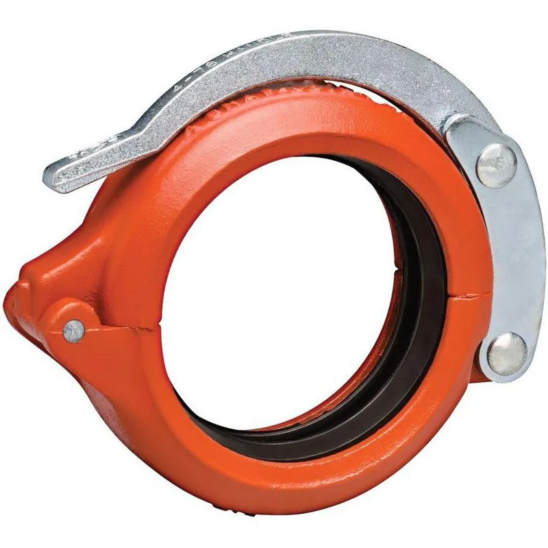Victaulic L020078PEA Snap-Joint 2 in. Orange Enamel and Painted Grooved Coupling