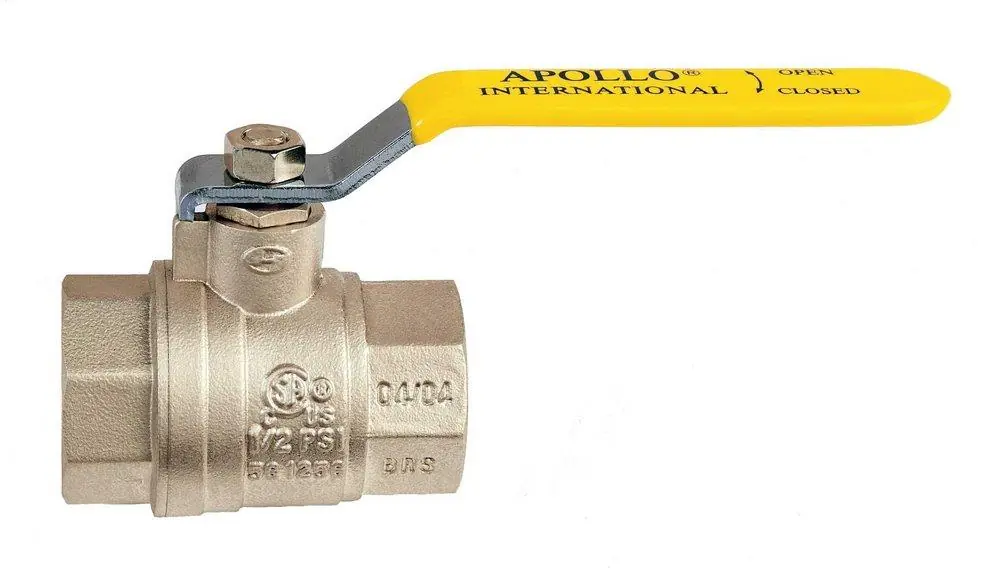 Apollo Valves 94A10101 94A Series 1/4 in. Forged Brass Full Port NPT 600# Ball Valve
