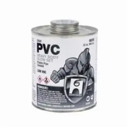 Hercules 60220 Heavy Body Slow Setting PVC Cement 32 oz