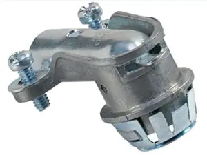 Bridgeport 850SP 3/8 90 Degree Flex Connector Snap Tite Non Ins