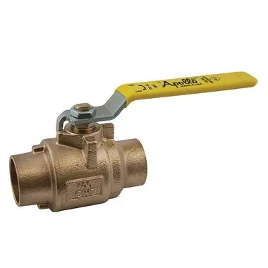 Apollo Valves 77C24401A 77C-A Series 3/4 inch Bronze Full Port Solder 600# Ball Valve