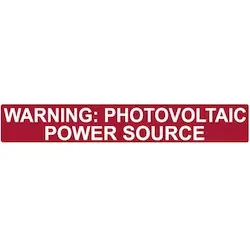 HellermannTyton 596-00206 Solar Label Reflective 6.5 x 1 Inch