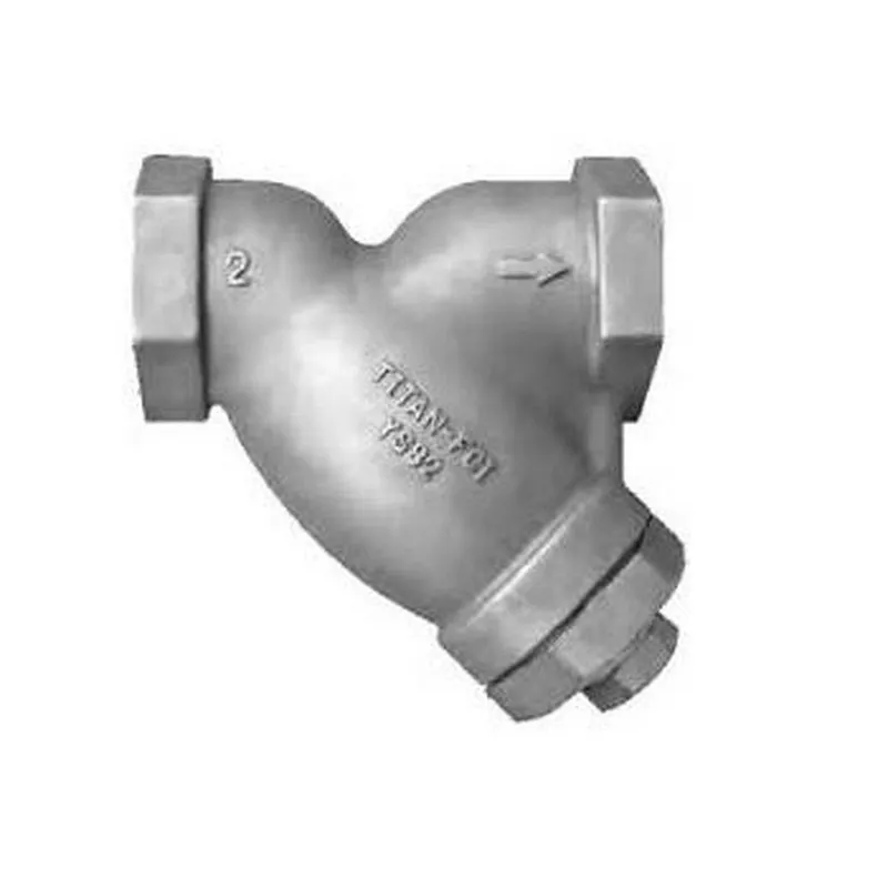 Titan Flow Control YS81C0100 YS 81-CS 1 x 1 in. 600# Carbon Steel Threaded Wye Strainer