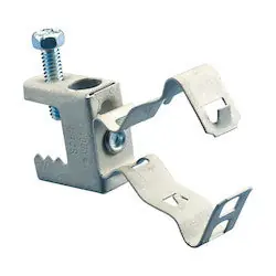nVent CADDY BC812MSM BC-MSM Conduit to Beam Clamp, 1/2, 3/4 EMT, 1/2 Flange