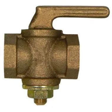 A.Y. McDonald 4212-130 10598 Plug Valve With Check 1-1/2 in