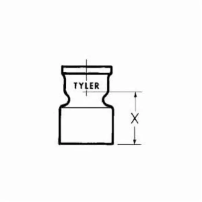 Tyler Pipe 003618 Service Pipe Reducer 5 x 4 in