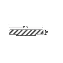 Weldbend 130-240-000 Raised Face Blind Flange 24 in 150 lb