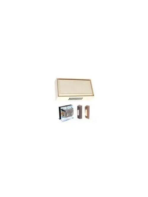 Edwards Signaling C212-W 16 VAC 0.625 Amp 10 VA 75 dB White 2-Entrance Chime Kit