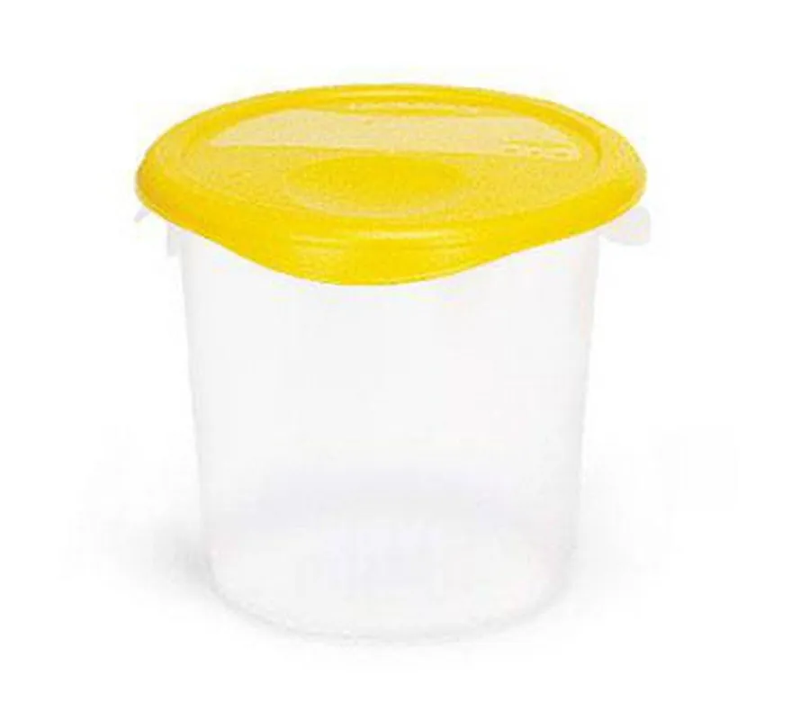 Rubbermaid FG572124CLR 8-1/2 in. 4 qt Round Storage Container