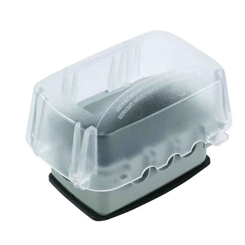 Intermatic WP5110C 1-Gang Horizontal/Vertical Hinge Weatherproof Cover 3-5/8 Inch