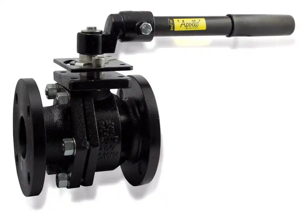 Apollo Valves 6PLF20901 6PLF Series 2-1/2 in. Cast Iron Full Port Flanged 125# Ball Valve