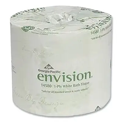 Georgia-Pacific 19880 Basic Standard Toilet Paper Roll 4.05 in L x 4 in W 550 Sheets 2 Ply