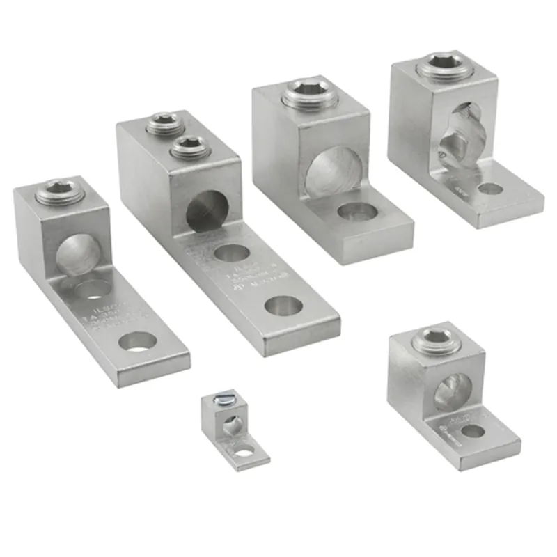 ILSCO TA-0 Aluminum Mechanical Lug, Conductor Range 1/0-14, 1 Port, 1 Hole, 1/4in Bolt Size, UL, CSA