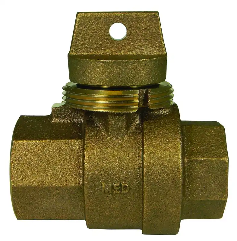A.Y. McDonald 5129-122 2 in. FNPT Brass Ball Curb Stop M76105K