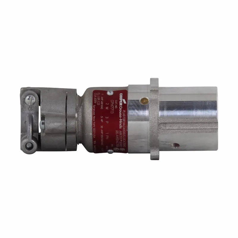 Crouse-Hinds CPH7713 Pin and Sleeve Plug 30 Amp 2 Wire 480 Volt