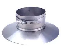 Z-Flex 2SVSLSF04 4 Inch AL29-4C Stainless Steel Gas Vent Storm Collar