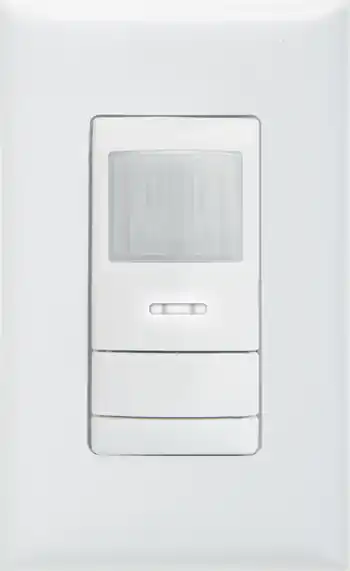 Lithonia Lighting WSXPDTWH Sensor Switch WSX PDT WH 120/277 VAC 1/4 Hp White 1-Gang Wall Switch Occupancy Sensor