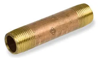 Smith-Cooper International 86NI4020080C Nipple 2 x 8, MPT x MPT, Schedule 40, Lead-Free