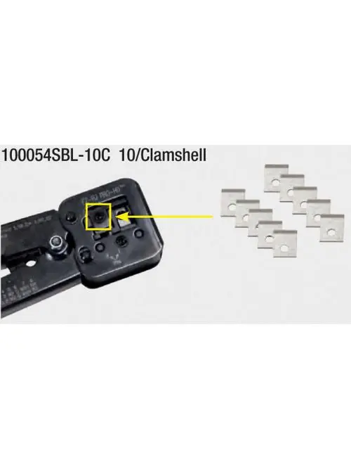 Platinum Tools 100054SBL-10C Replacement Blades for EZ-RJPRO HD Crimp Tool, 10-Pack